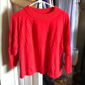 Adorable red j crew sweater